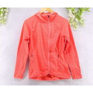 The North Face Women's Arcata Full Zip Lightweight Hoodie Tropical Coral Sz